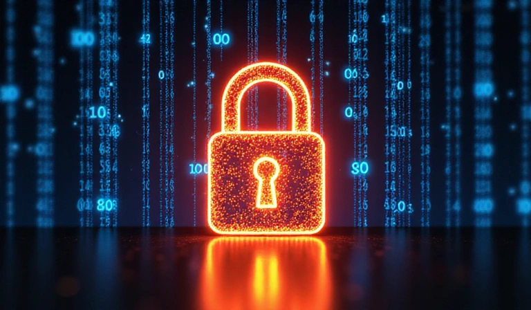 Digital privacy and cybersecurity concept