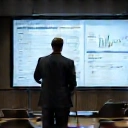 Banking professional in meeting